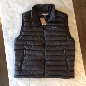 Men’s Black Down Patagonia Vest